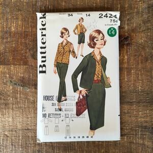 Butterick Sewing Pattern 2424 Vintage 60s Capsule Wardrobe Coordinates 14 UNCUT
